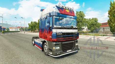 Skin Russia tractor DAF for Euro Truck Simulator 2