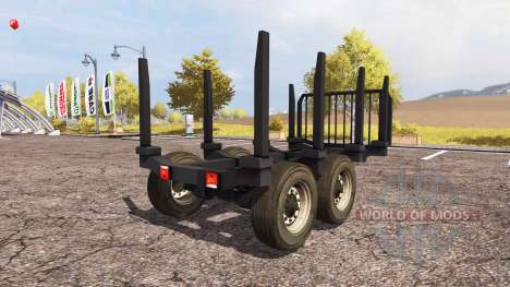 Forestry trailer for Farming Simulator 2013