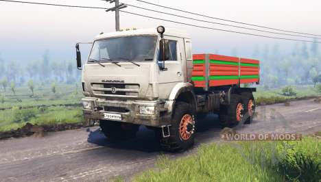 KamAZ 44108 for Spin Tires