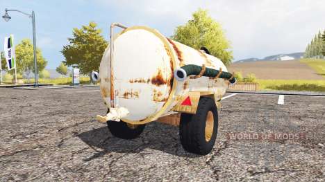 Rusty slurry tanker for Farming Simulator 2013