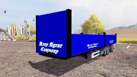 Ekeri bale semitrailer for Farming Simulator 2013