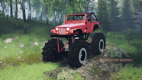 Jeep Wrangler (YJ) mega for Spin Tires