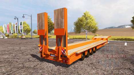 Goldhofer low loader semitrailer for Farming Simulator 2013