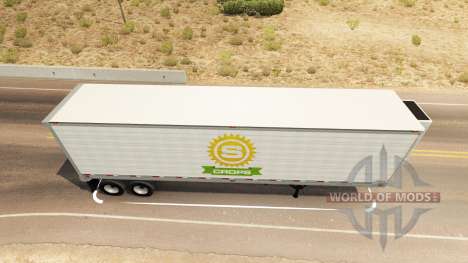 Utility 2000R trailer for American Truck Simulator