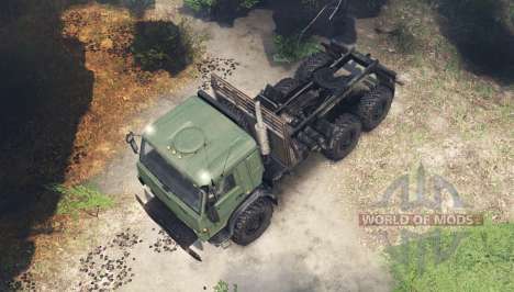 KamAZ-53504 for Spin Tires