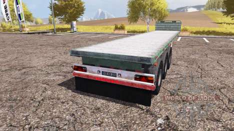 Kogel flatbed trailer for Farming Simulator 2013