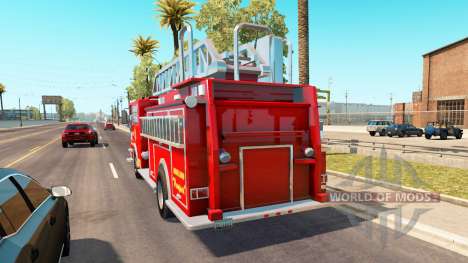Emergency vehicles USA traffic for American Truck Simulator