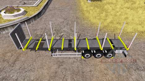 Riedler-Anhanger timber semitrailer v1.1 for Farming Simulator 2013