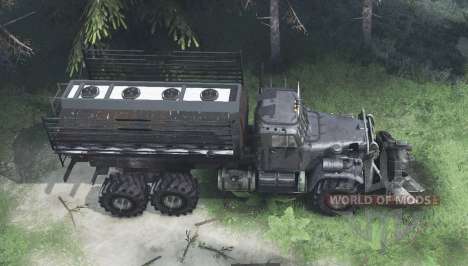 KrAZ 255 Mad Max for Spin Tires