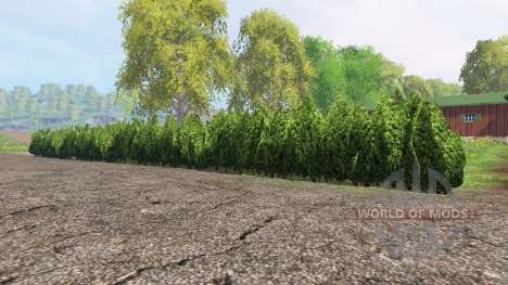 Placeable shrubs for Farming Simulator 2015