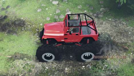 Jeep Wrangler (YJ) mega for Spin Tires