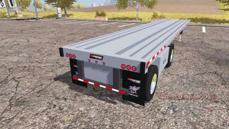 Manac flatbed trailer for Farming Simulator 2013