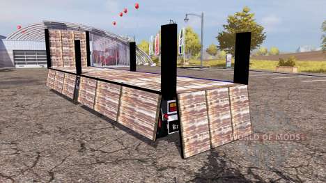 Ekeri bale semitrailer for Farming Simulator 2013