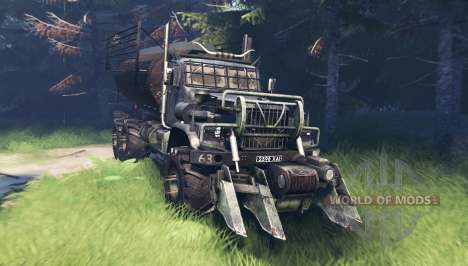 KrAZ 255 Mad Max for Spin Tires