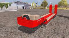 Lowboy red for Farming Simulator 2013