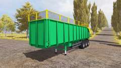 Silage semitrailer for Farming Simulator 2013