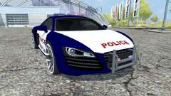 Audi R8 Police for Farming Simulator 2013