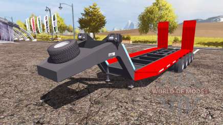 Low bed semitrailer for Farming Simulator 2013