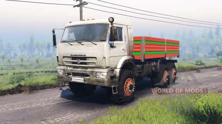 KamAZ 44108 for Spin Tires