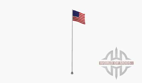 Flag pole USA for Farming Simulator 2015