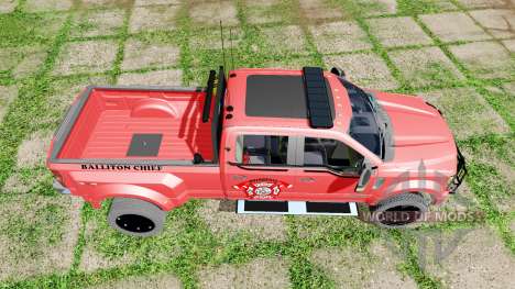 Ford F-450 fire service for Farming Simulator 2017