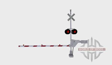 Railroad crossing for Farming Simulator 2015