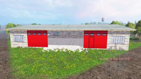 Placeable garage for Farming Simulator 2015