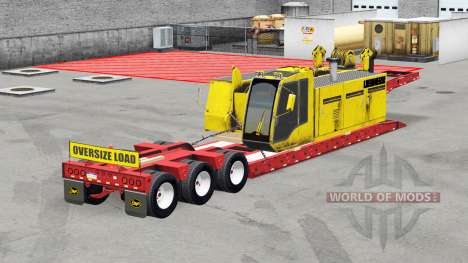 Low sweep Etnyre with weights v2.0 for American Truck Simulator