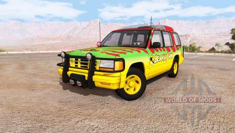 Gavril Roamer Tour Car Jurassic Park v1.0 for BeamNG Drive