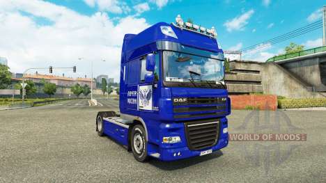 Skin Post of Russia on truck DAF XF for Euro Truck Simulator 2