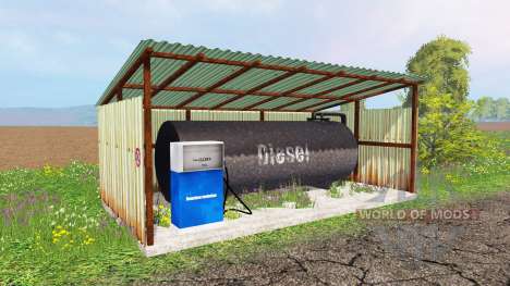 Gas station for Farming Simulator 2015