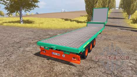 Aguas-Tenias platform trailer v2.0 for Farming Simulator 2013