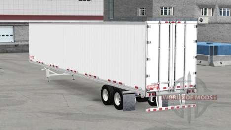 All-metal semi-trailer Fruehauf for American Truck Simulator