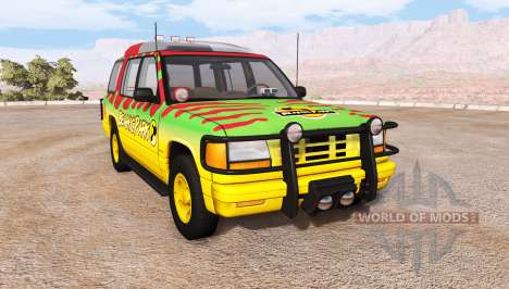 Gavril Roamer Tour Car Jurassic Park v1.0 for BeamNG Drive
