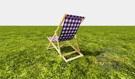 Deck chair purple for Farming Simulator 2015