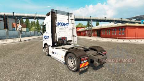 Skin Ekont Ekspres at Volvo trucks for Euro Truck Simulator 2