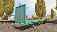 Aguas-Tenias bale semitrailer v2.5 for Farming Simulator 2013