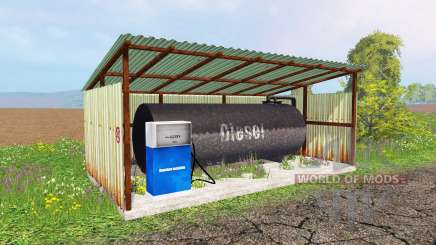 Gas station for Farming Simulator 2015