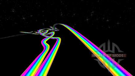 Rainbow road for BeamNG Drive