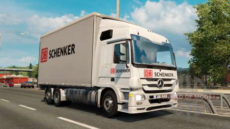 Tandem truck traffic v1.1 for Euro Truck Simulator 2