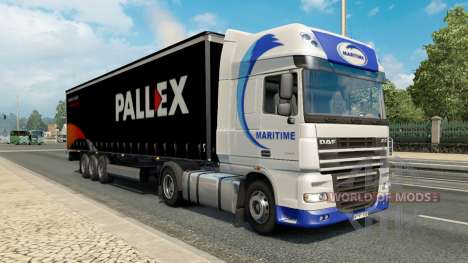 Painted truck traffic pack v2.2.1 for Euro Truck Simulator 2