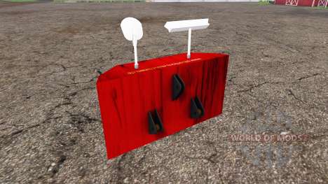 Rear weight v1.1 for Farming Simulator 2015