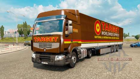 Painted truck traffic pack v2.2.2 for Euro Truck Simulator 2