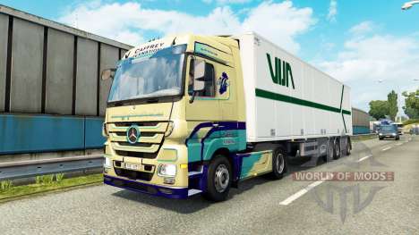 Painted truck traffic pack v2.3 for Euro Truck Simulator 2
