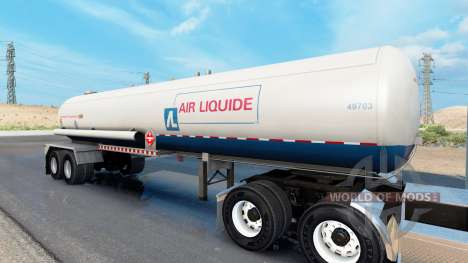 Real company tanker trailers for American Truck Simulator