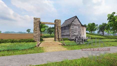 The castle wall for Farming Simulator 2013