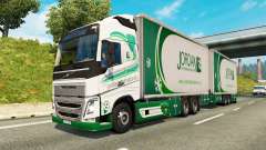 Tandem truck traffic v1.1.1 for Euro Truck Simulator 2