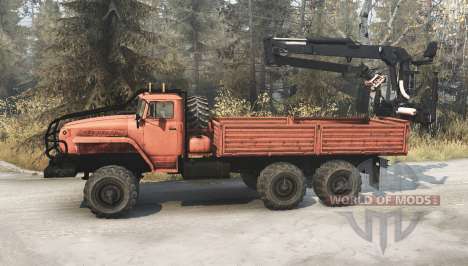 Ural 4320-41 for Spintires MudRunner