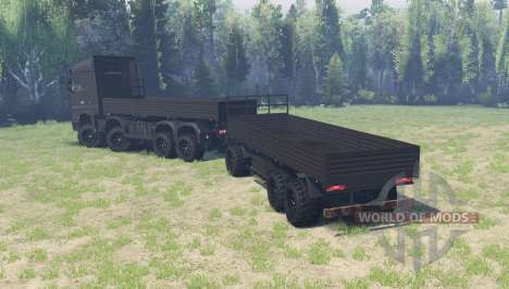 Mercedes-Benz Actros (MP4) chassis for Spin Tires