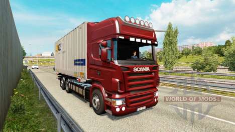 Tandem truck traffic v1.2 for Euro Truck Simulator 2